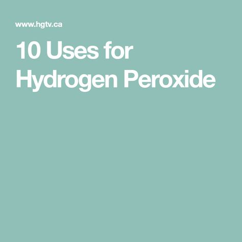 10 Uses for Hydrogen Peroxide Food Grade Hydrogen Peroxide, Hydrogen Peroxide Uses, Acid Reflux Diet, Healthy Teas, How To Lighten Hair, Pregnancy Health, Hydrogen Peroxide, Acid Reflux, Household Hacks