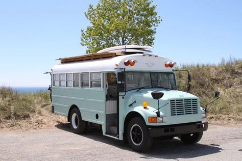 5 Best Places to Buy a Used School Bus for Sale (2021) Mid Size Skoolie Conversion, Mid Size Bus Conversion, Small Skoolie Conversion, Skoolie For Sale, Used Buses For Sale, Skoolie Living, Farmhouse Rv, Van Lifers, School Bus For Sale