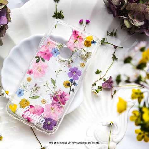 Pressed flower Dried Floral Handmade Custom Cover case for Apple IPhone 15, IPhone 15 plus, IPhone 15 pro, IPhone 15 Pro max, 14 13 12 11 s Flower Phone Case, Dried Floral, S21 Ultra, Pressed Flower, Real Flowers, Pressed Flowers, Apple Iphone, Iphone 15, Case Cover