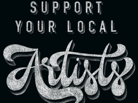 Support your local artists by Andrea Sanchez Arts Quotes, Portfolio Site, Support Local Artists, Ui Inspiration, Personal Portfolio, Shop Ideas, Design Typography, Silver Spring, Ux Ui