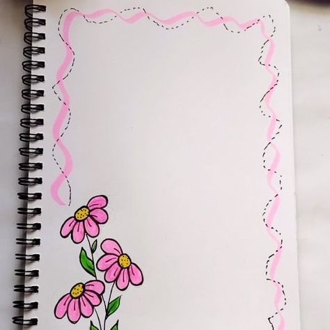 aesthetic_world | Cute and Easy front page design for projects and assignments 🌷 #reels #reelsinstagram #reelkrofeelkro #viral #trending #foryou #explore | Instagram Cover Page Ideas For Notebook, Letter Boarder Ideas, Designs For Project Front Page, Cover Page Design For Assignment, Ideas To Decorate Your Sketchbook Cover, Front Cover Page Design, How To Decorate Project File Cover, Cute Boarder Designs For Notes, Simple Assignment Cover Page Ideas