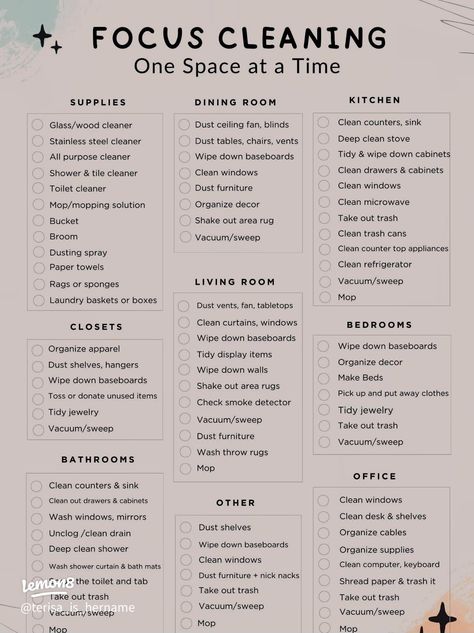 🧹 DEEP CLEANING LIST🧽 | Gallery posted by 🪷PrettyRe🪷 | Lemon8 Ultimate Cleaning List, House Deep Clean, Whole House Cleaning Checklist One Day, Quick Deep Cleaning House Checklist, Weekend Deep Cleaning List, Yearly Deep Cleaning Schedule, Deep Cleaning Lists, Cleaning Schedule 6/10, Deep Cleaning House