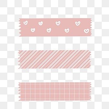 Pink Washi Tape Printable, Cute Washi Tape Png, Pink Washi Tape Png, Washi Tape Png, Washi Tape Cute, Pink Scrapbook, Collection Decor, Vintage Scrapbook Paper, Cute Scrapbooks