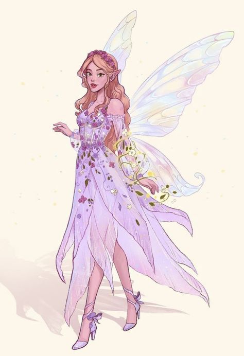 Simple Cute Hairstyles, Fairy Drawings, Hairstyles For Girls, Fairy Artwork, Cute Fairy, Best Tattoo Designs, Fairytale Art, Beautiful Fairies, Fantasy Fairy