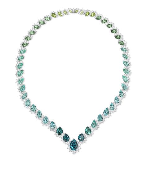 Harry Winston’s Majestic Escapes Collection Captures the Spirit of Wanderlust - Galerie Harry Winston Necklace, Harry Winston Ring, High Jewelry Design, Harry Winston Jewelry, Harry Winston Diamond, Teal Jewelry, Opal Bangle, Jewelry Necklace Simple, Neck Pieces Jewelry