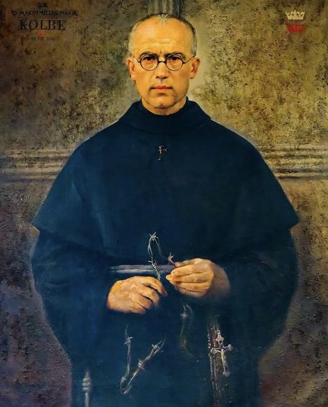 Saint Maximillian Kolbe, St Maximilian Kolbe, Maximilian Kolbe, St Maximilian, St John Vianney, Jesus Second Coming, Roman Catholic Church, Sacred Art, Roman Catholic