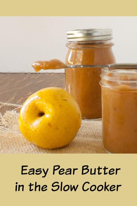 Pear Recipes Easy, Pear Preserves, Pear Sauce, Pear Butter, Pear Dessert, Pear Jam, Canning Jam, Seasonal Fruit, Pear Recipes