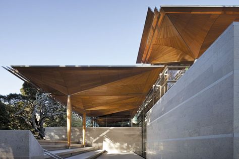 2013 International Architecture Awards (AIA) open | ArchitectureAU Auckland Art Gallery, New Zealand Architecture, Building Extension, Architectural Orders, World Architecture Festival, Canopy Architecture, Shigeru Ban, Backyard Canopy, Garden Canopy