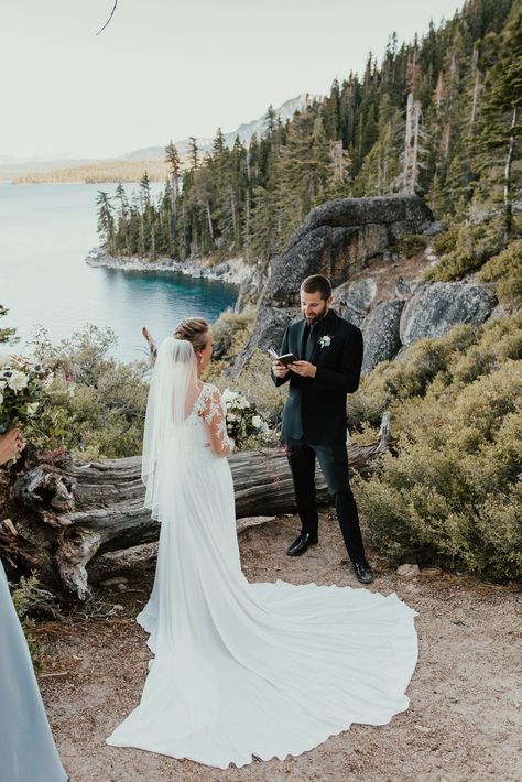 Lake Tahoe Wedding Summer, Lake Tahoe Wedding Venues, Lake Tahoe Summer, Lake Tahoe Elopement, Tahoe Elopement, Lake House Wedding, Summer Elopement, Emerald Bay, Breathtaking Photography