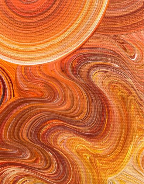 Painted Backgrounds On Canvas, Groovy Abstract Art, Art Backrounds Ideas, Boho Easy Paintings, Warm Abstract Art, Painting Ideas On Canvas Orange, Background Inspo Art, Cute Pumkins Ideas Painting, Sun Art Wallpaper