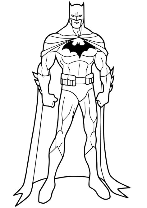 Dibujo para colorear de Batman, el hombre murciélago Hush Batman, Batman Coloring, Batman Coloring Pages, Avengers Coloring Pages, Superhero Coloring Pages, Avengers Coloring, Batman Drawing, Free Kids Coloring Pages, Spiderman Coloring