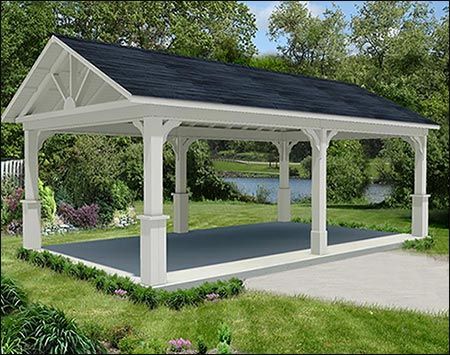 Cedar Gable, Rectangle Gazebo, Outdoor Pavillion, Outdoor Patio Ideas Backyards, Pavilion Plans, Diy Gazebo, Screened Gazebo, Cedar Shake, Pergola Pictures