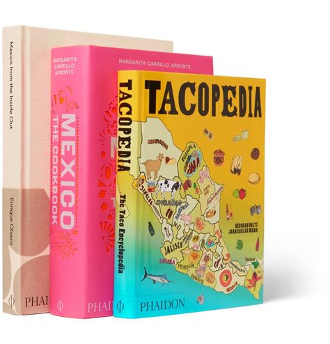 Pin for Later: 60+ Last-Minute Valentine's Day Gifts That Are Guaranteed to Get You Some Extra Lovin' Cookbooks Phaidon Set of Mexican Cookbooks ($140) Mexican Cookbook, Kitchen Basics, Cookbook Design, Palate Cleanser, Mexican Street Food, Vegetarian Cookbook, Best Valentine's Day Gifts, Mexican Culture, Real Life Stories