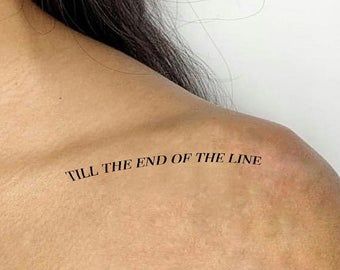 With You Till The End Of The Line Tattoo, Til The End Of The Line Tattoo, Till The End Of The Line Tattoo, Bucky Tattoo Ideas, Tattoo Ideas Marvel, Marvel Inspired Tattoos, Till The End Tattoo, Bucky Barnes Tattoo, Marvel Tattoo Sleeve