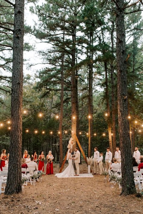 Gorgeous Trees, Rustic Decor Ideas, Barn Wedding Dress, Red Barn Wedding, Oklahoma Wedding Venues, Rustic Glam Wedding, Rustic Bride, Wedding Charm, Oklahoma Wedding