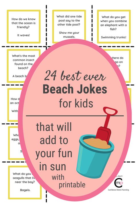 Print these beach jokes out and enjoy shark jokes, sand jokes, jokes about the ocean, jellyfish jokes, and sea turtle jokes. Sea Jokes, Turtle Jokes, Beach Jokes, Mermaid Jokes, Summer Jokes For Kids, Shark Jokes, Kids Summer Schedule, Drinking Jokes, Party Fun Ideas