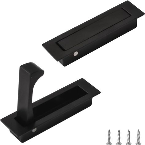 UFURMATE Flush Mount Door Pull, 2PCS 304 Stainless Steel Pocket Door Handle Brushed Flush Mount Pocket Door Hardware Pocket Door Edge Pull for Closet Pocket (Black) : Amazon.co.uk: DIY & Tools Pocket Door Handles, Flush Ring, Pocket Door Hardware, Black Desktop, Window Locks, Sliding Door Handles, Flush Doors, Pocket Door, Door Pull