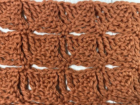 Wedge Stitch | How to Crochet Winter Scarf Pattern, Scrubby Yarn, Rowan Yarn, Dishcloth Crochet Pattern, Easy Crochet Stitches, Crochet Leaves, Crochet Dishcloths, Stitch Crochet, Double Crochet Stitch