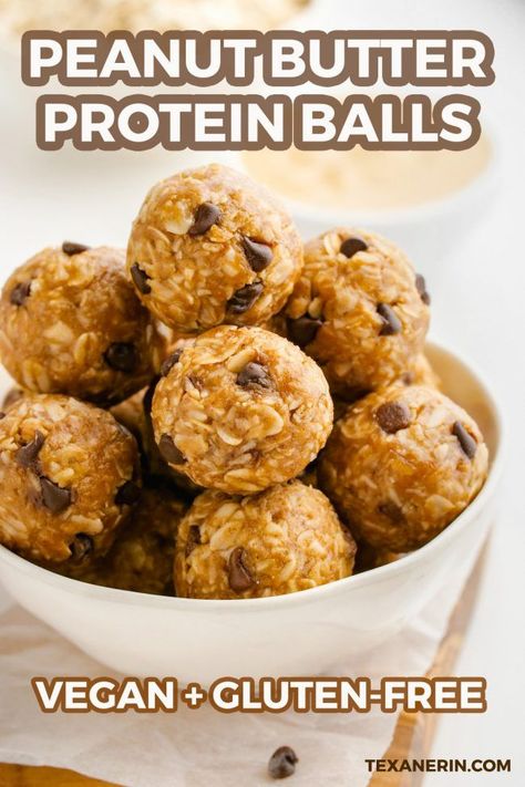 Gluten Free Protein Balls, Peanut Butter Protein Balls, Peanut Butter Energy Balls, Protein Balls Recipes, Gluten Free Protein, Protein Dinner, Energy Ball Recipe, Dessert Simple, Protein Bites