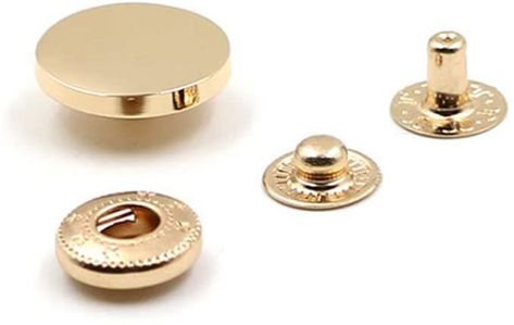 Snap Button, Sell On Amazon, Gold Diy, Snap Fasteners, Gold Buttons, Free Amazon Products, Press Studs, Fashion Essentials, Cufflinks