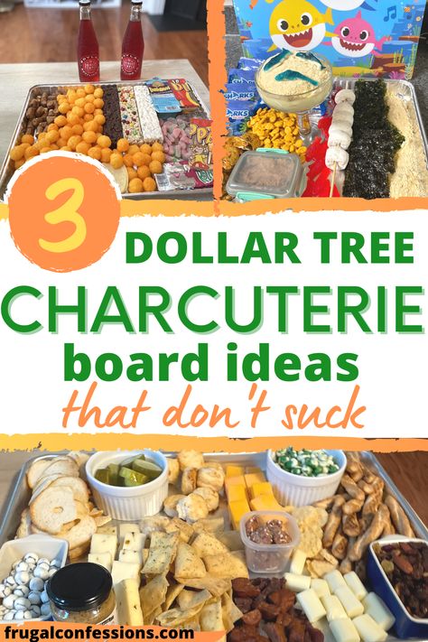 Dollar Tree charcuterie board ideas - that 80s themed charcuterie board?! CanNOT wait to do it with my husband. She also has an awesome shark-themed one, and then a classical one. I had no idea all these ingredients and foods were available at the Dollar Tree! Dollar Tree finds. Budget Meals. Dollar Tree Charcuterie, Dollar Tree Charcuterie Board, Chips Charcuterie Board, Cheap Charcuterie, Board Meals, Tree Charcuterie Board, Cheap Meals For 2, Healthy Office Snacks, Tree Charcuterie