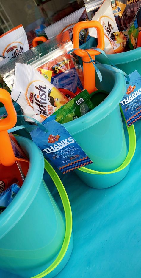 Finding Nemo Table Centerpieces, Finding Nemo Dessert Table, Nemo Birthday Party, Finding Nemo Birthday, Nemo Party, Nemo Birthday, Baby Boy 1st Birthday Party, First Birthday Themes, Baby Boy 1st Birthday