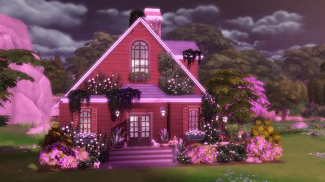 An overgrown cottage hidden in the Sylvan Glade. Now, discovered and inhabited by a young newlywed couple. Nowith a newly decorated spare room for the bundle of in the way!!! This a basegame and no Cc cottage build perfect to be placed in the Sylvan Glade lot. Ps: this can also be placed on any world too! This is available under the gallery, Originuser id: Hirasol24 #Sims4 #Sims4builds #SylvanGlade #Sims4basegame Overgrown Cottage, Cottage Build, Sims 4 Build, Spare Room, The Gallery, Sims 4, The Way, Cottage, House Styles