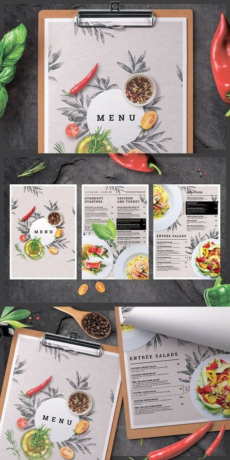 Menu Design Layout, Restaurant Brochures, Menu Design Inspiration, Cafe Menu Design, Restaurant Web, Menu Card Design, Menu Mockup, Menue Design, Menu Layout