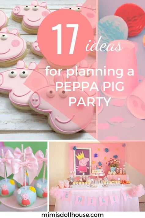 Peppa Pig Two Year Old Party, Peppa Birthday Invitations, Peppa Pig Centerpiece Ideas Diy, Peppa Pig Birthday Party Centerpieces, Peppa Pig Party Activities, Peppa Pig Snack Ideas, Peppa Pig Birthday Games, Peppa Pig Fairy Birthday Party, Peppa Pig Bday Party