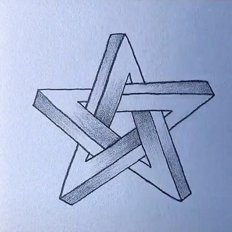 Illusion Drawings, 3d Art Drawing, Geometric Design Art, Cool Pencil Drawings, Illustration Art Girl, Doodle Art Designs, Pencil Art Drawings, Art Drawings Sketches Creative, Art Drawings For Kids