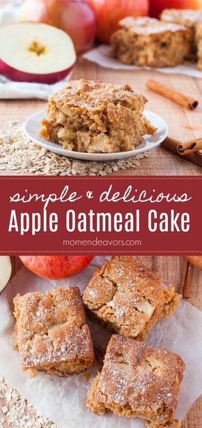 Anna Olsen, Traybake Cake, Easy Healthy Food Recipes, Oatmeal Dessert, Food Diet Plan, Cake Mom, Baked Apple Oatmeal, Best Apples For Baking, Oatmeal Apple