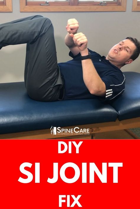 In this video, Dr. Rowe shows how to pop the SI Joint for INSTANT RELIEF. He goes over three DIY at home exercises that may help pop, crack, or reset the SI joint. Dr Rowe, Spine Care, Sciatica Exercises, Sciatica Pain Relief, Lower Back Pain Exercises, Sciatic Nerve Pain, Joints Pain Relief, Back Pain Exercises, Feeling Better