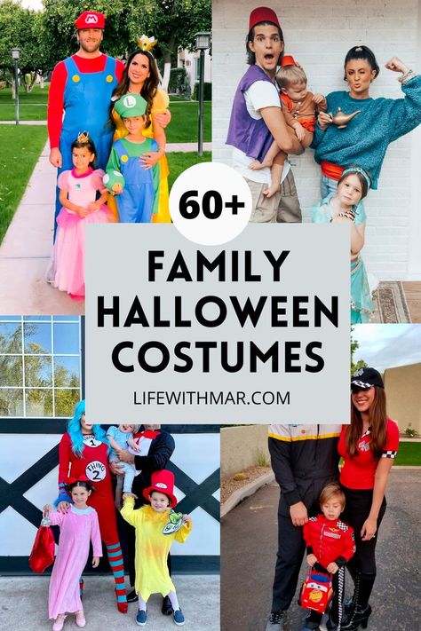 Family Costumes For Halloween, Fun Family Halloween Costumes, Mario Costume Diy, Costume Mario, Halloween Costumes Adult, Mario Halloween Costumes, Original Halloween Costumes, Mario Costume, Fun Costumes