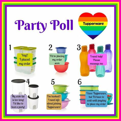 Tupperware Party, Tupperware Games, Tupperware Party Ideas Facebook, Tupperware Party Posts, Tupperware Logo, Tupperware Party Ideas, Tupperware Consultant, Tupperware Recipes, Facebook Party