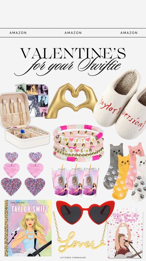 Create enchanting moments with our curated Valentine’s Day baskets for Taylor Swift enthusiasts, available on Amazon. Packed with Swiftie-approved surprises, these gifts are a harmonious blend of love and fandom. Shop now to turn Valentine’s Day into a symphony of joy! 🎁🌟 #TaylorSwift #ValentinesDay #AmazonFinds Taylor Swift Easter Basket, Taylor Swift Basket, Taylor Swift Gift Basket, Valentine Basket, Valentine Baskets, Gift Inspo, Taylor Swift Fan, Taylor Swift Style, Basket Ideas