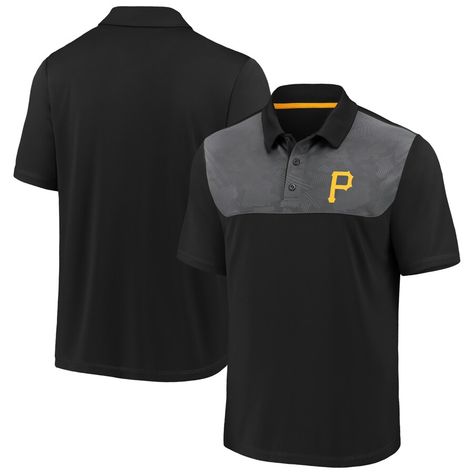 Pittsburgh Pirates Fanatics Branded Defender Polo - Black Pirates Baseball, Pirate Outfit, Clothing Staples, Staple Wardrobe Pieces, Looking Dapper, Pittsburgh Pirates, Business Outfits, Patterned Shorts, Perfect Outfit