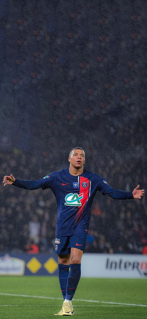 Kylian Mbappe Wallpapers Mbappe Wallpapers, Mbappe Real Madrid, French Football Players, Tupac Pictures, Different Person, Football Images, Football Is Life, Kylian Mbappe, Football Poster