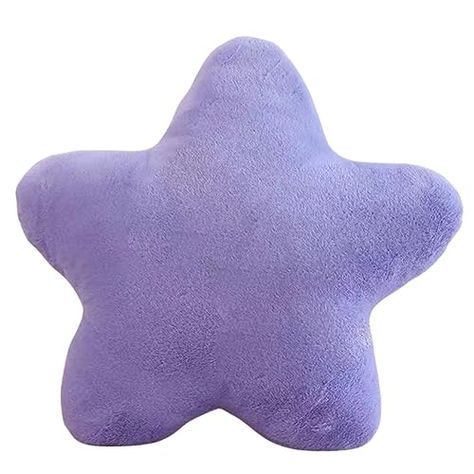 Light Purple Pillow, Galaxy Pillows, Cute Purple Pillows, Fluffy Heart Pillows Blue, Cute Moon Pillows, Soft Bedroom, Purple Sofa, Five Pointed Star, Sleep Pillow