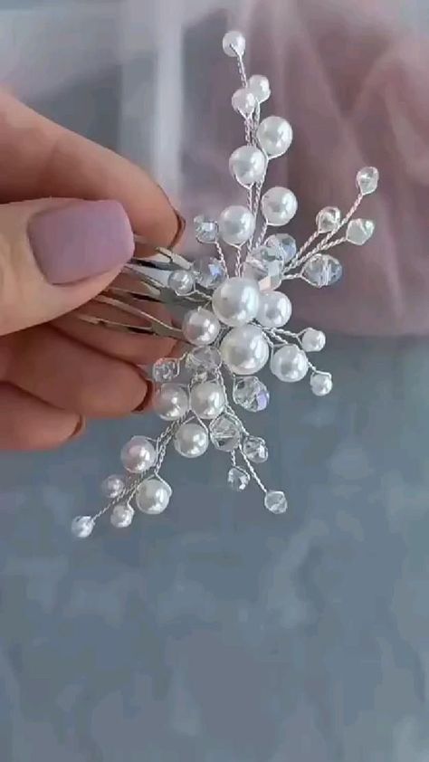 Wire Headpiece, Bridal Pearl Hair, قلادات متدلية, Anting Manik, Pearl Hair Comb, Bead Hair, Diy Hair Accessories Ribbon, Bead Hair Accessories, Diy Jewelry Unique