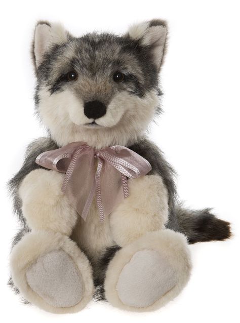 Charlie Bears Bearhouse Collection Lovell Wolf Cub Plush Wolf Stuffed Animal, Charlie Bears, Cute Plushies, Bear Paws, Cute Stuffed Animals, Cute Toys, Soft Sculpture, Cute Plush, Bear Plush