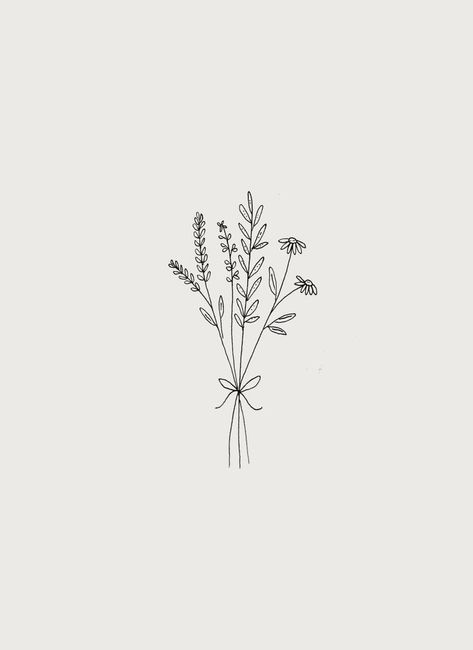 Flower Bouquet Illustration, Ryn Frank, Wild Flower Bouquet, Bouquet Illustration, Wild Flower, Black And White, Flowers, White, Black