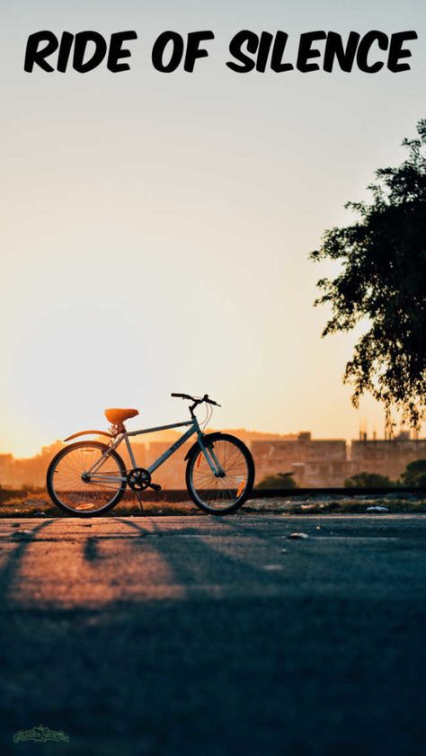 One of the most important bicycling events of the year, here and worldwide, therefore is Ride of Silence.  Marking the seventeenth anniversary this year, Ride of Silence honors those riders killed or injured while riding. Cycle Aesthetic, Bicycle Aesthetic, Aesthetic Bike, Bicycle Pictures, Ride Bike, Bike Pictures, Trek Bikes, Bike Photography, Road Bike Women