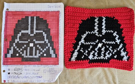 Starwars Granny Square, Star Wars Granny Square, Star Wars Alpha Pattern, Star Wars Blanket Crochet, Star Wars Blanket, Blanket Ideas, Crochet Stars, Crochet Inspo, Silent Auction