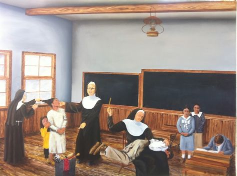 **Towana Miller** - Residential School Residential School Art, Residential Schools Art, Leysin American School, Indigenous Residential Schools, Paris Paloma, Native American Boarding Schools, Indigenous Education Canada, Indian Boarding Schools, Hudson River School Paintings