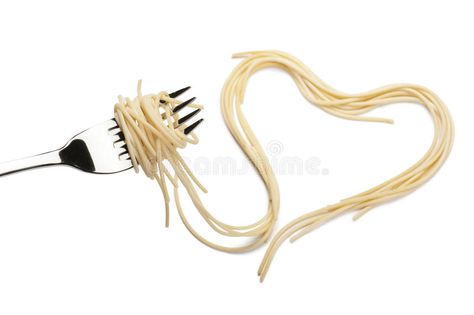 Spaghetti. Rolled spaghetti on fork with a pile shaped heart on white background , #sponsored, #spaghetti, #fork, #Spaghetti, #Rolled, #pile #ad Black Ink Spaghetti, Spaghetti Clipart, Pasta Shapes Illustration, Spaghetti Eating Photography, Spaghetti Fork, Heart On, White Background, Spaghetti, Photo Image