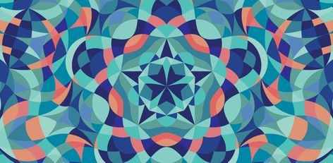 Make a Kaleidoscope Pattern with Illustrator in Three Simple Steps #Ad Pattern#Kaleidoscope#Illustrator#Steps Kaledeiscope Art, Kalediscope Design, Kaleidoscope Graphic Design, Kaleidoscope Logo, Kaleidoscope Illustration, Hypnotic Pattern, Kaleidoscope Drawing, Symmetric Design, Whimsical Photography