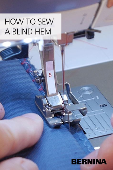 In romance languages, a blind hem is called an ‘invisible’ hem. This means that none of the stitches that go into the hemming process are visible from the outside; all stitching is done on the hem allowance that is tucked inside. Click on the link in bio to review the basic steps to sew a blind hem, with tips along the way that will make it easier to achieve professional results! Sewing Denim, Sewing Hems, Sewing Videos, Blind Hem, Sewing Circles, Sewing 101, Simple Sewing, Sewing Instructions, Beginner Sewing