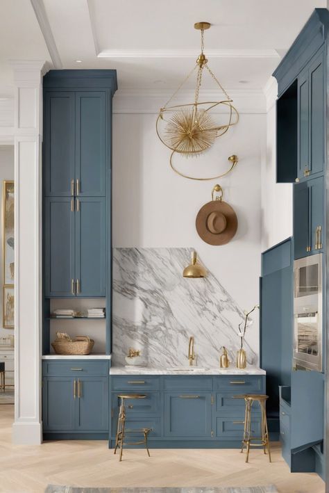 - Blue Cabinets
- Wall Color
- Kitchen Inspiration
- Home Decor Blue Cabinet Colors, Blue Cabinets Kitchen, Kitchen Color Combos, Blue Kitchen Walls, Best Blue Paint Colors, Best Wall Colors, Light Oak Floors, Green Wall Color, Blue Cabinet