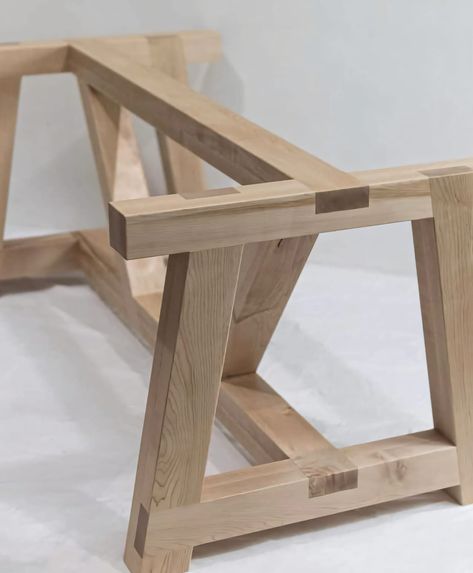 Wood Bench Legs Ideas, Table Bases Ideas, Diy Table With Drawers, Diy Desk Legs Ideas Wood, Wooden Table Base, Wooden Table Legs Ideas, Diy Table Legs Wood, Wood Table Legs Ideas, Japanese Carpentry