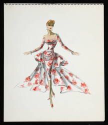 COLLECTION OF COSTUME SKETCHES ATTRIBUTED TO EDITH HEAD Edith Head Sketches, Edith Head Designs, Edith Head Fashion, Vintage Sketches, Costume Sketches, Amazing Costumes, Best Costume Design, Edith Head, Hollywood Costume